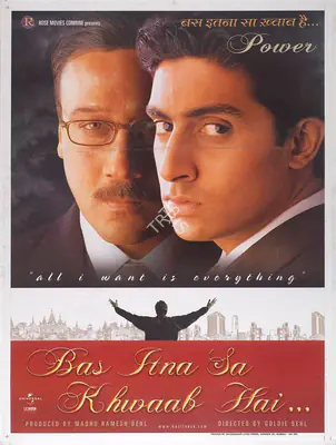 Madhu Ramesh Behl (Producer), Bas Itna Sa Khwaab Hai, 2001, Full Sheet Poster