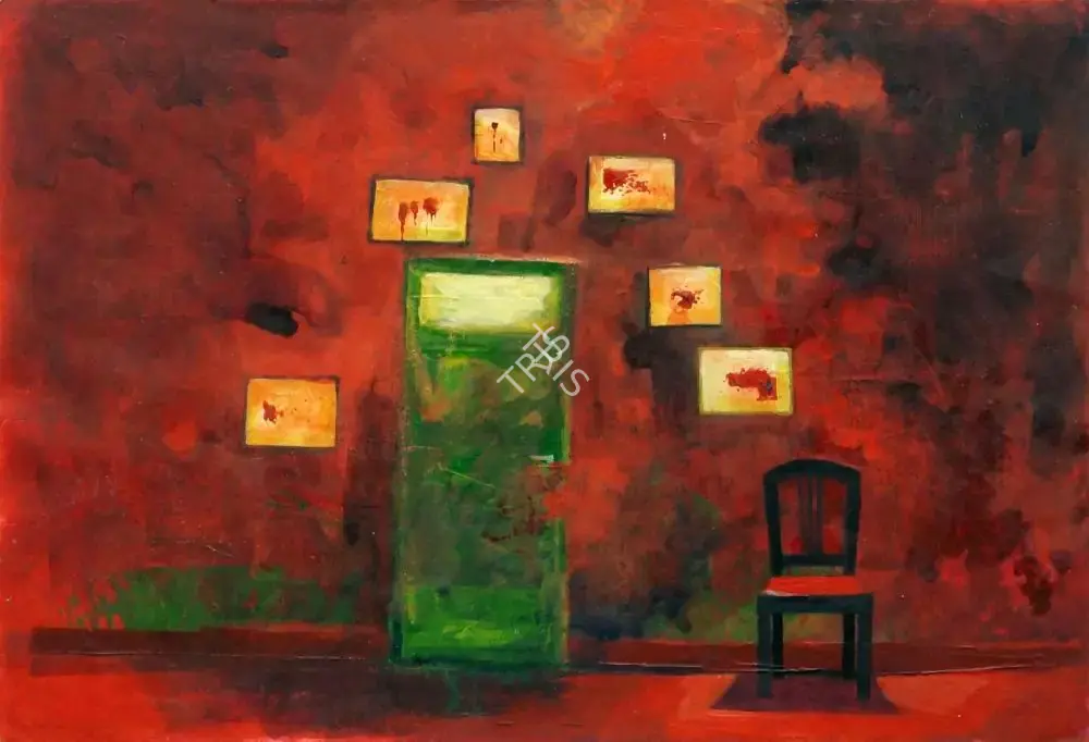 Abhijit Paul (Artist), Outside of A Room, Painting
