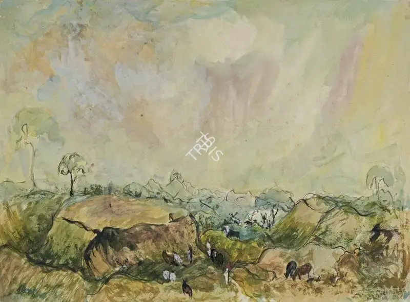 H.A. Gade (Artist), Untitled, 1968, Painting