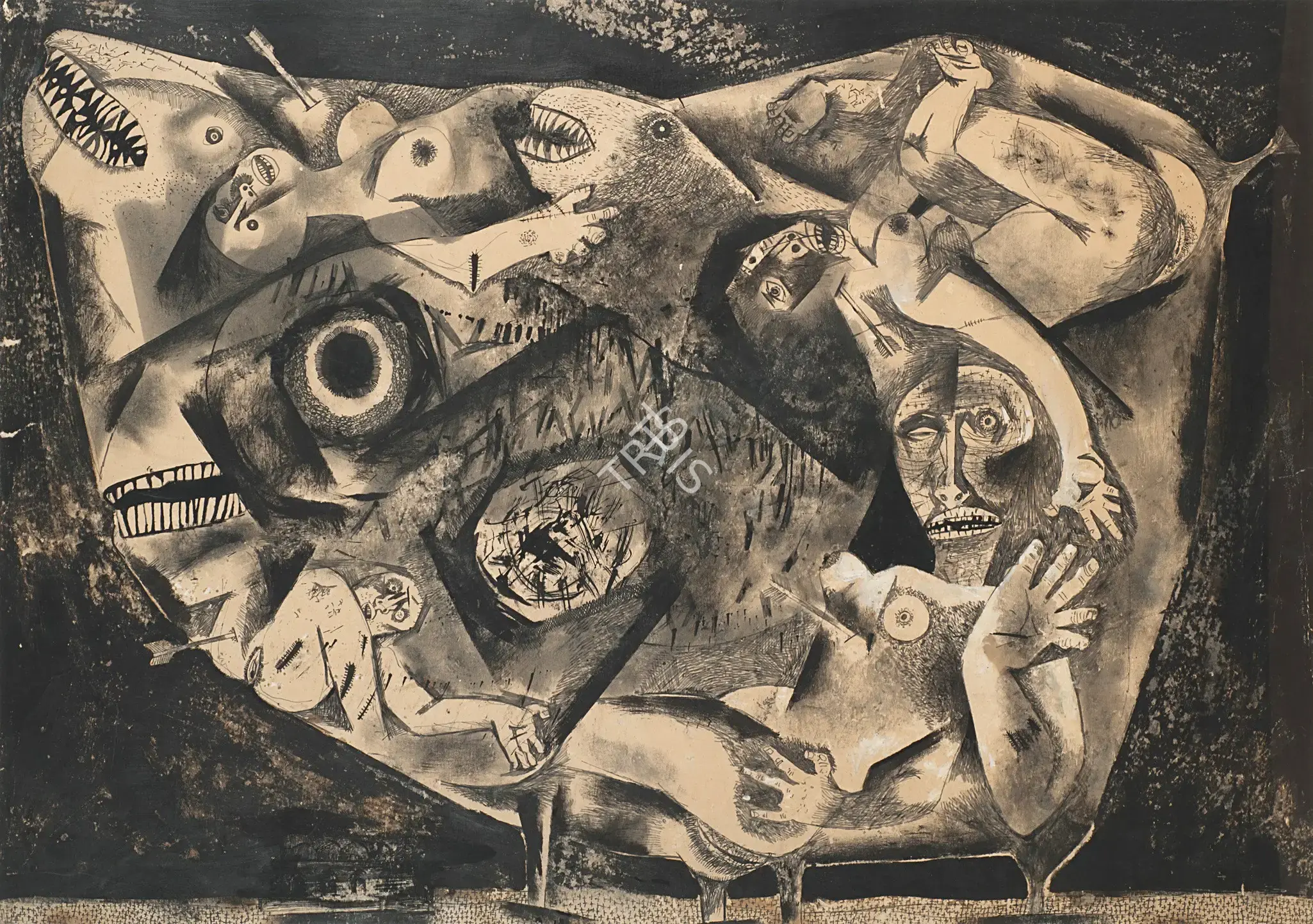 Himmat Shah (Artist), Untitled, 1963, Painting