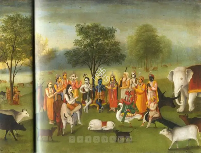 Dutch Bengal School (Artist), Krishna And Balarama, 1910, Painting