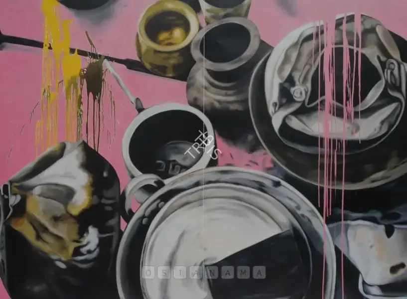 Gupta, Subodh (Artist). Untitled, 2007 | Painting, Sa.Onl/13.03.08, 2008 · Saffronart