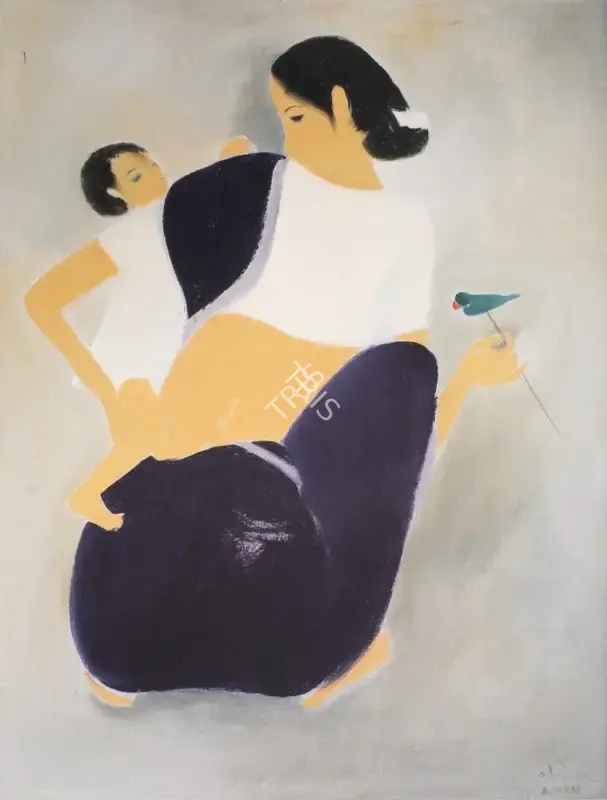 N.S. Bendre (Artist), Untitled, 1976, Painting