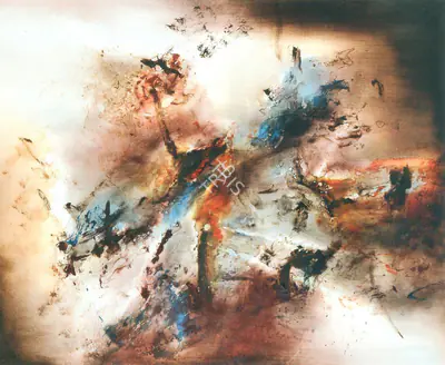 Mohammad Kibria (Artist), Abstract, 1991, Painting