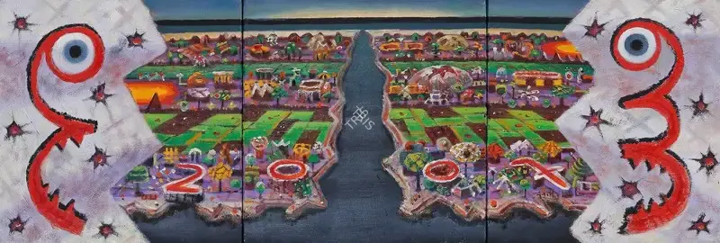Jyothi Basu (Artist), Contagious, 2007, Painting