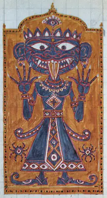 Satyajit Ray (Artist), Satyajit Ray's prop design for Joi Baba Felunath, 1979, Drawing