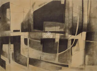 Lalu Prasad Shaw (Artist), Untitled, 1977, Drawing