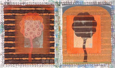 Talha Rathore (Artist), Grieving Tranquility- II, 2006, Painting