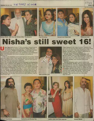Nisha's Still Sweet 16!, 2008, Newspaper Clipping