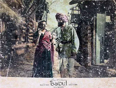 Fali Mistry (Cinematographer), Babul, 1950, Lobby Card