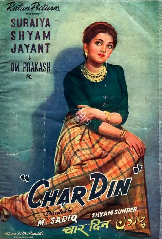 Malika Pukhraj (Producer), Char Din, 1949, Song-Synopsis Booklet