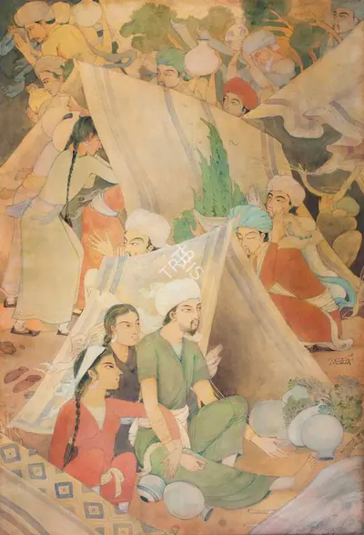 Ramgopal Vijaiwargiya (Artist), Untitled, Painting