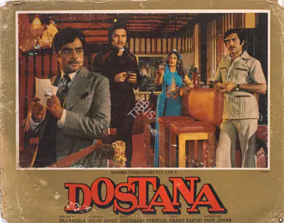 Yash Johar (Producer), Dostana, 1980, Photographic Still Mounted on Lobby Card