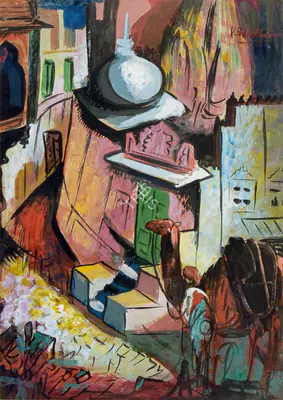 Vasant Bapurao Dehadrai (Artist), Mount Abu Lane, Painting