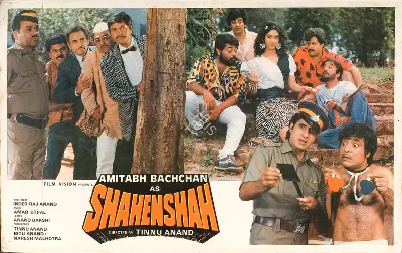 Bittu Anand (Producer), Shahenshah, 1988, Lobby Card