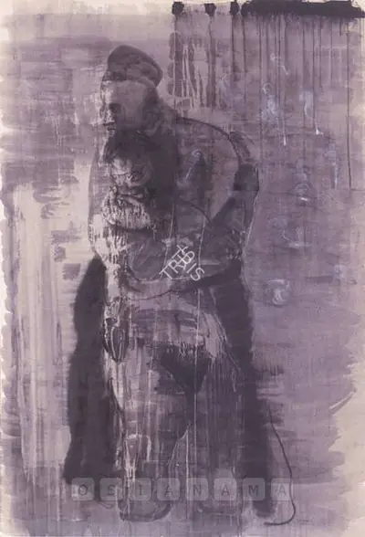 Nalini Malani (Artist), Mutant I B Series, 1995, Painting