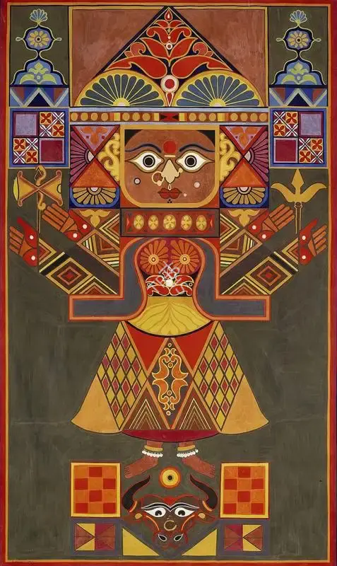 K. Laxma Goud (Artist), Untitled, 1980, Painting