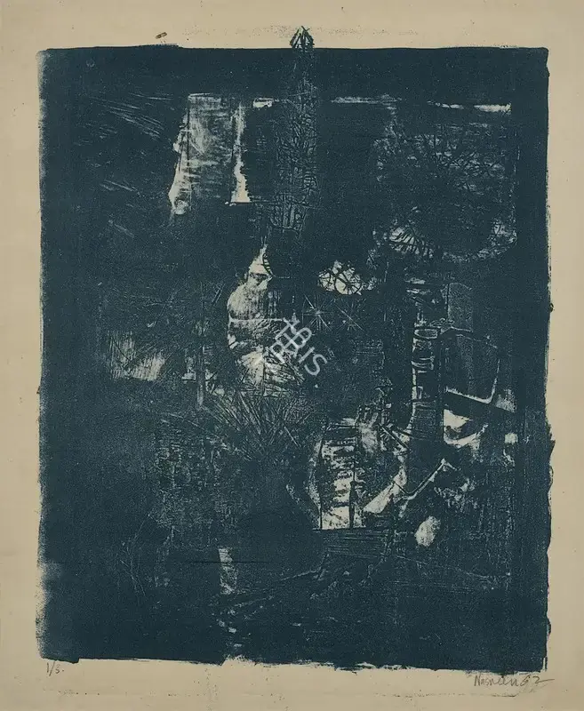 Nasreen Mohamedi (Artist), Untitled, 1962, Graphic Art