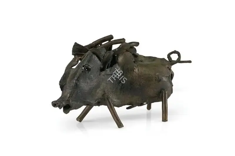 Hore, Somnath (Artist). Wild Boar, n.d. | Sculpture, Pu.Mum/24.02.22, 2022 · Pundole