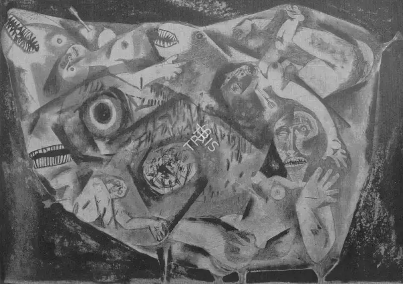Himmat Shah (Artist), Drawing, 1965, Painting