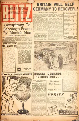 R.K. Karanjia (Editor), Blitz, 1942, Magazine