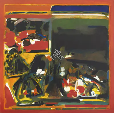 Raza, S.H. (Artist). Rajasthan, 1972 | Painting, Sa.Del/27.09.25, 2025 · Saffronart