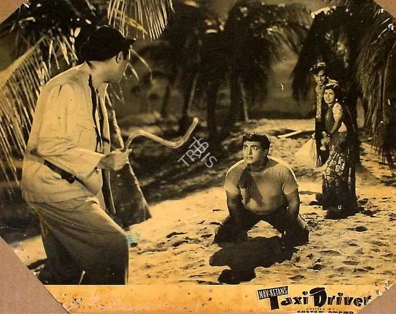 V. Ratra (Cinematographer), Taxi Driver, 1954, Lobby Card