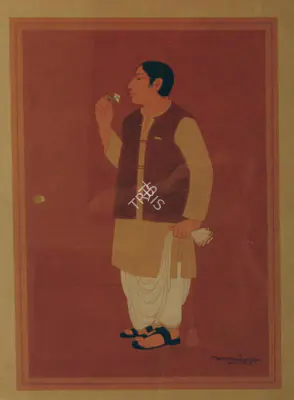 Lalu Prasad Shaw (Artist), Babu, Painting