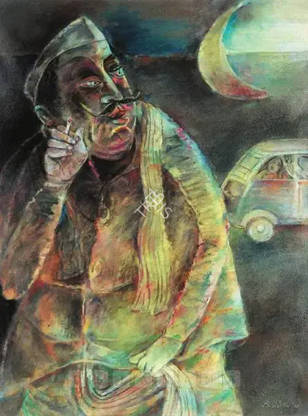 Paritosh Sen (Artist), Untitled, 1989, Painting