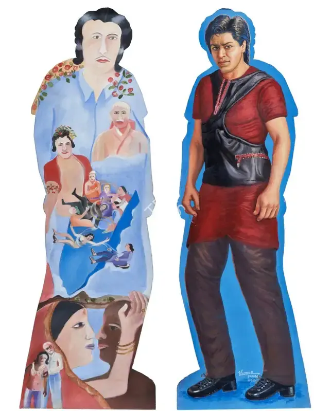 Khakhar, Bhupen (Artist). Shahrukh with Southern Stars, 2000 | Painting, Ch.NeY/19.03.25, 2025 · Christie's