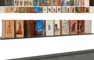 Nalini Malani (Artist), Cast off, 1992, Painting