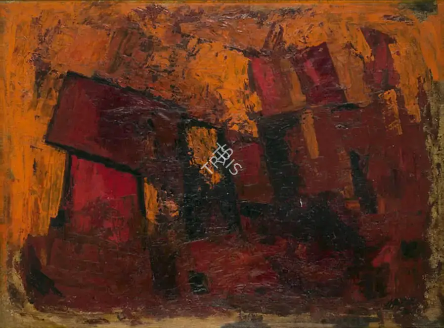 Gade, H.A. (Artist). Untitled, 1961 | Painting, AG.Onl/21.08.15, 2015 · Asta Guru