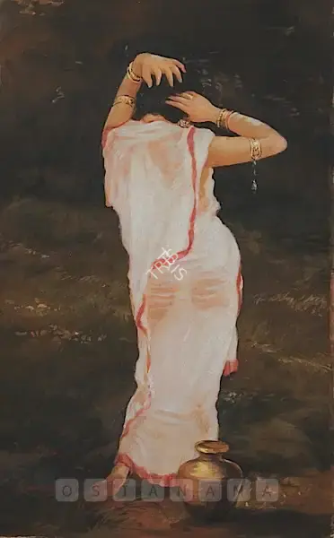 Hemendranath Mazumdar (Artist), After The Bath-I, 1931, Painting