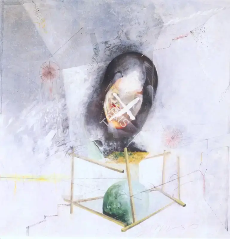 Sunil Das (Artist), Untitled, 1980, Painting