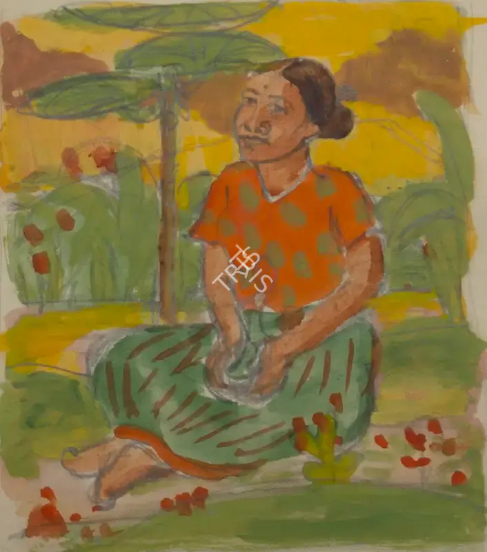 K.K. Hebbar (Artist), Untitled, 1935, Painting