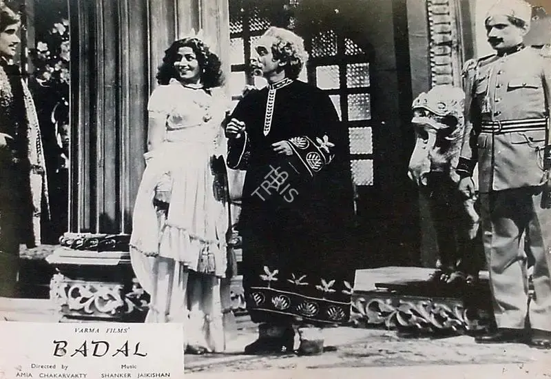 Amiya Chakravarty (Director), Badal, 1951, Lobby Card