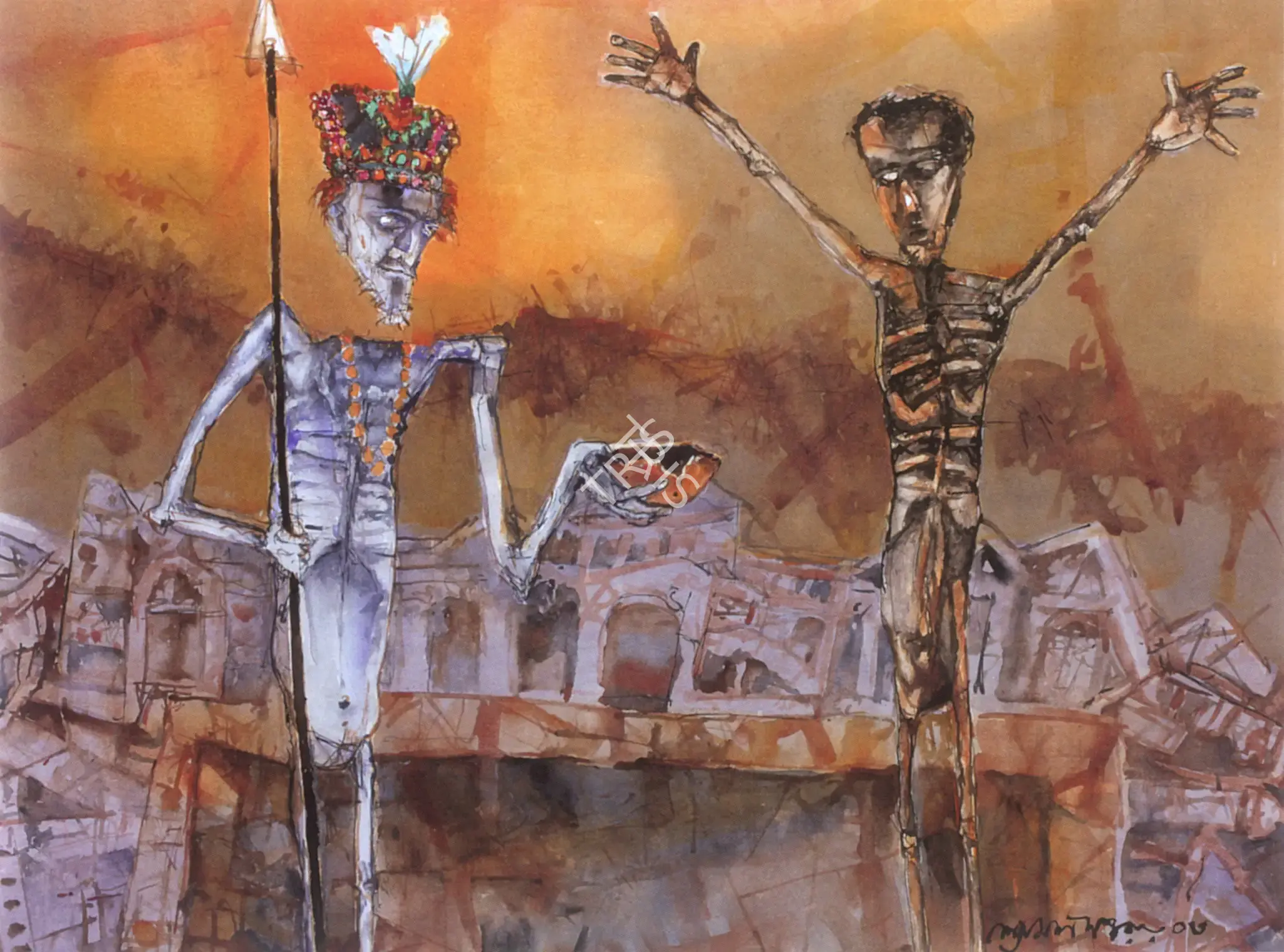 Ray, Shyamal Dutta (Artist). Untitled, 2003 | Painting, So.Lon/08.06.12, 2012 · Sotheby's