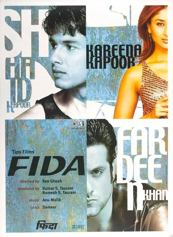 Kumar Taurani (Producer), Fida, 2004, Full Sheet Poster