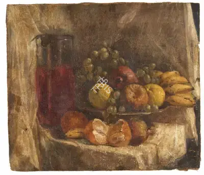 S.L. Haldankar (Artist), Untitled (Still Life), 1940, Painting
