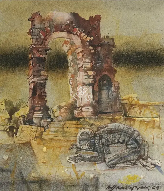 Ray, Shyamal Dutta (Artist). Untitled, 1994 | Painting, Pu.Onl/14.05.26, 2026 · Pundole