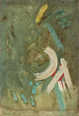 Biren De (Artist), Conjunction, 1961, Painting