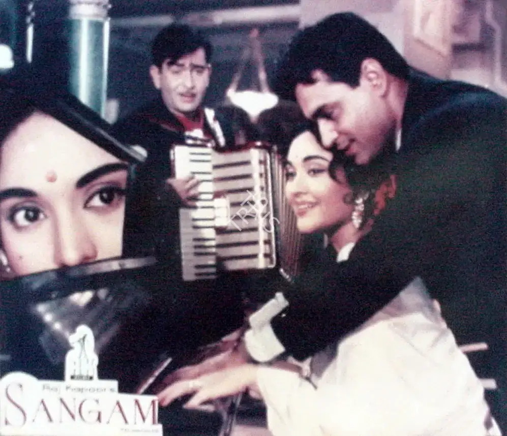 Radhu Karmakar (Cinematographer), Sangam, 1964, Lobby Card