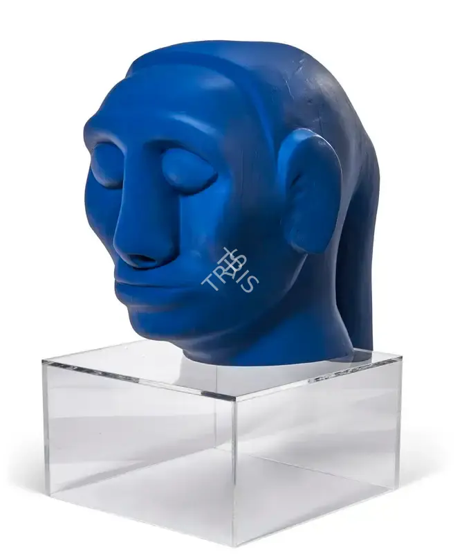 Navjot (Artist). Untitled (Head), 1996 | Sculpture, Ch.NeY/21.09.22, 2022 · Christie's