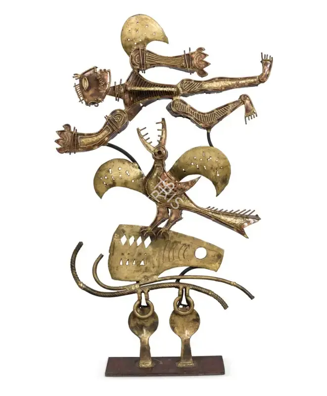 Nandagopal, S. (Artist). Bird, n.d. | Sculpture, Sa.Del/16.09.23, 2023 · Saffronart