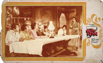 Sippy, Romu N. (Producer), Satte Pe Satta, 1982 | Photographic Still Mounted on Lobby Card | CinemaEducation | 00762257