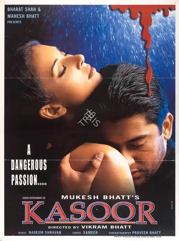 Mukesh Bhatt (Producer), Kasoor, 2001, Full Sheet Poster