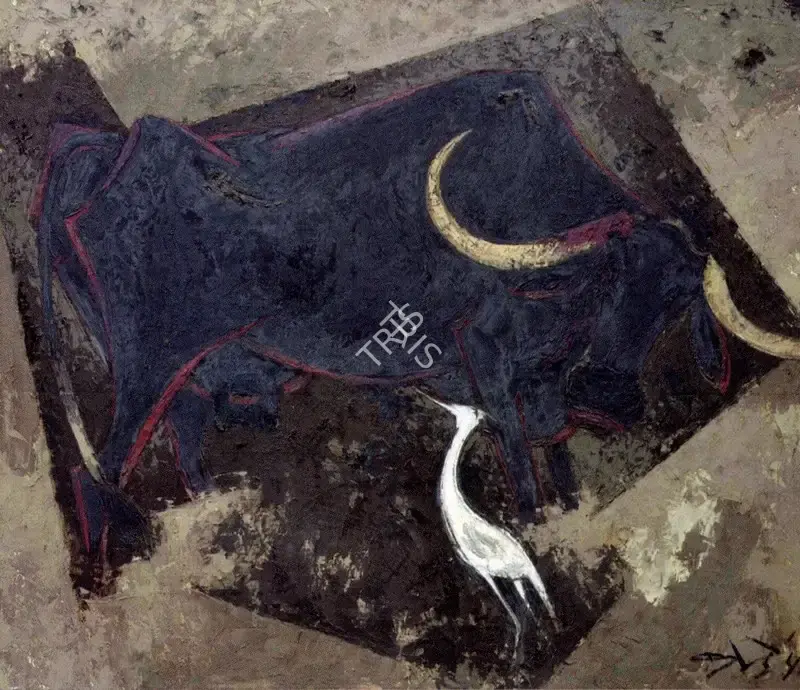N.S. Bendre (Artist), Complementaries, 1956, Painting