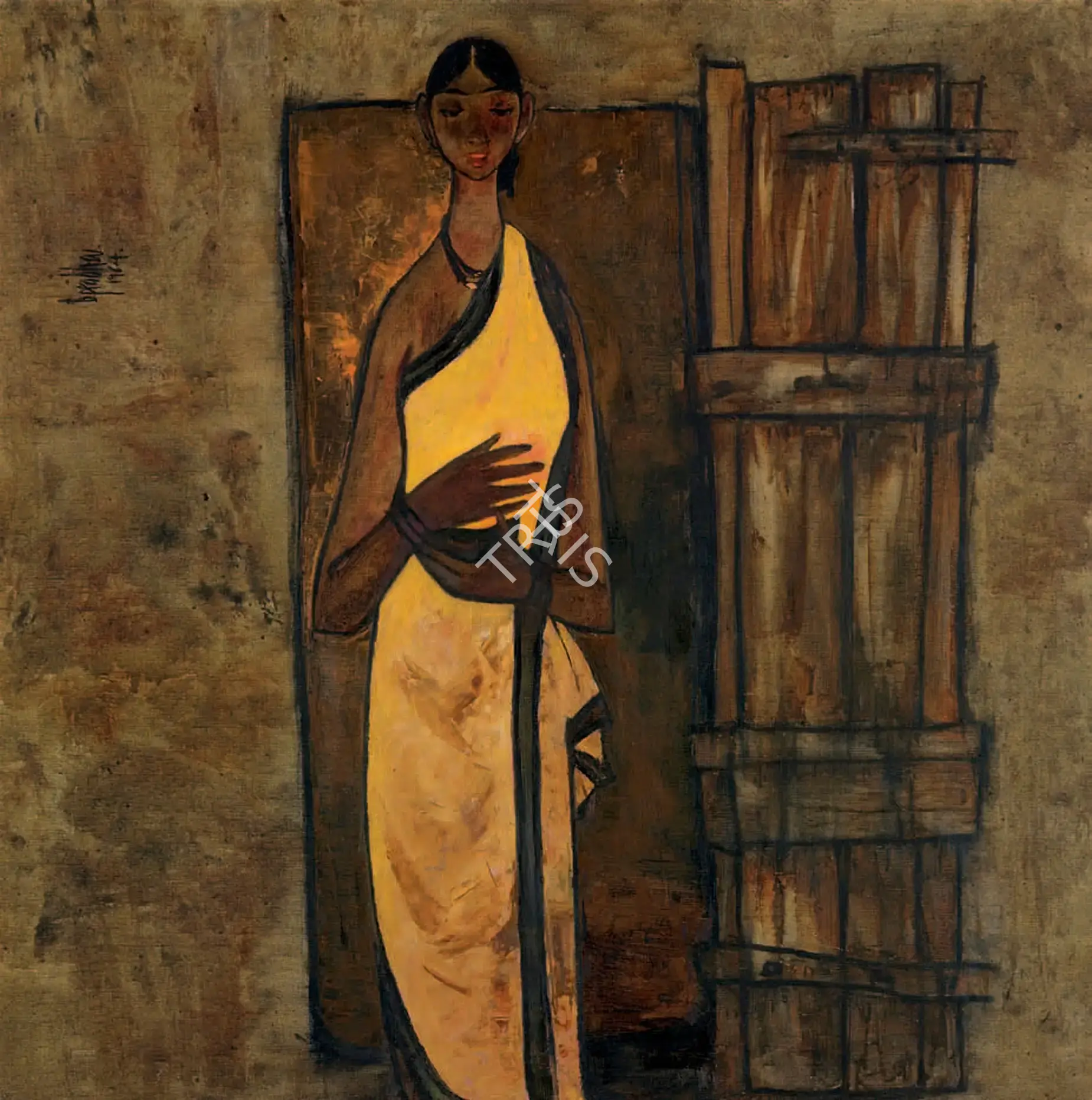 B. Prabha (Artist), Untitled, 1964, Painting