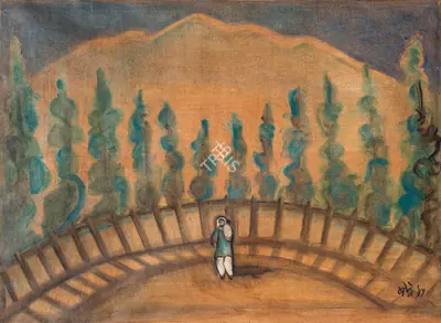 N.S. Bendre (Artist), Kashmir Series, 1941, Painting