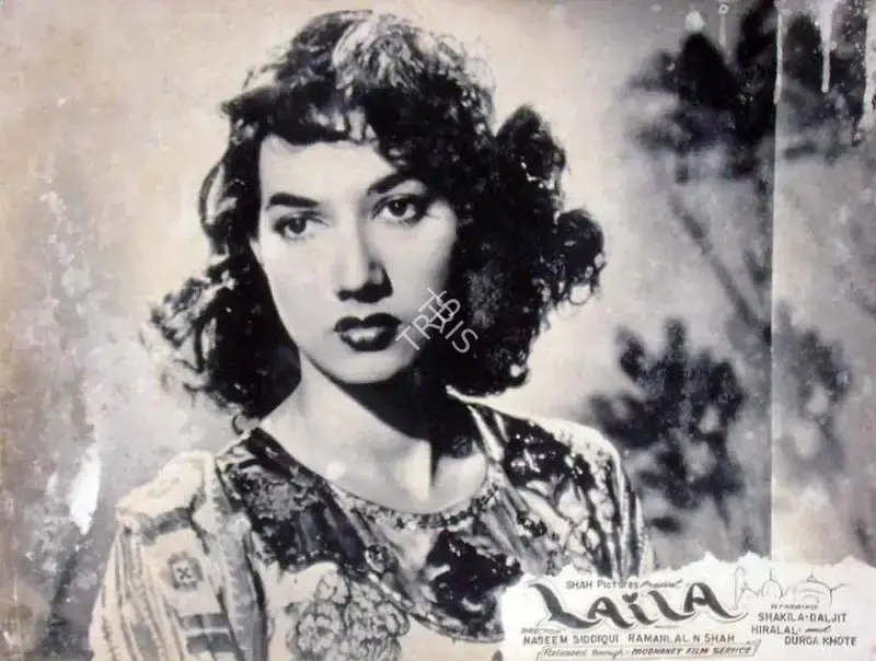 Keki Mistry (Cinematographer), Laila, 1954, Lobby Card